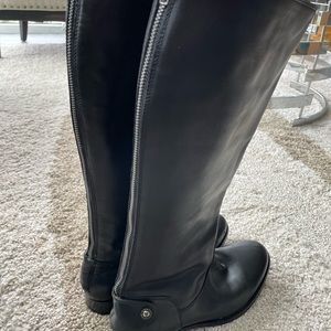 FRYE Black leather boots
